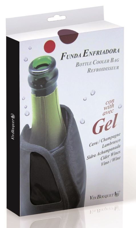 FIE001 Housse refroidissante Noire Vin & Champagne