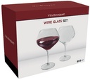 FIA586 Set de 2 verres pour vin Rouge 47 cl 