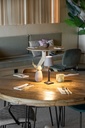 Lampe de table taupe Milano 26x10x10 cm 0.6 kg