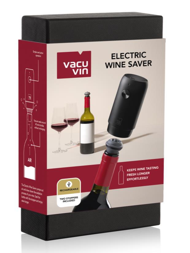 VACU92004606 Coffret élégant Pompe à vin électrique