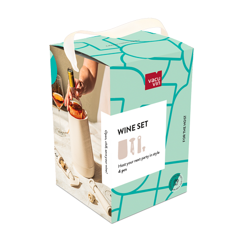 VACU3890670 Coffret Vin HOST, couleur Sable (Refroidisseur/Pompe vin/TB)