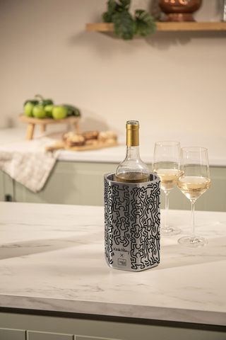 VACU36504606 Glacette acier inoxydable HIVE Keith Haring Vin & Champagne