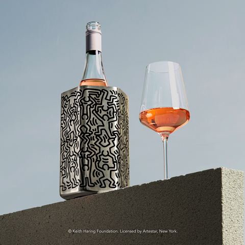 VACU36504606 Glacette acier inoxydable HIVE Keith Haring Vin & Champagne
