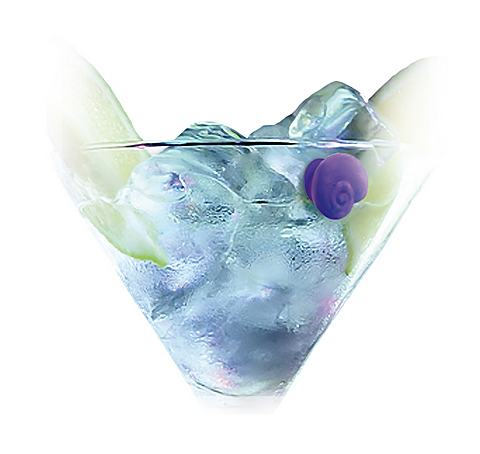 FIA010 Set de 8 marque-verres MER ventouses