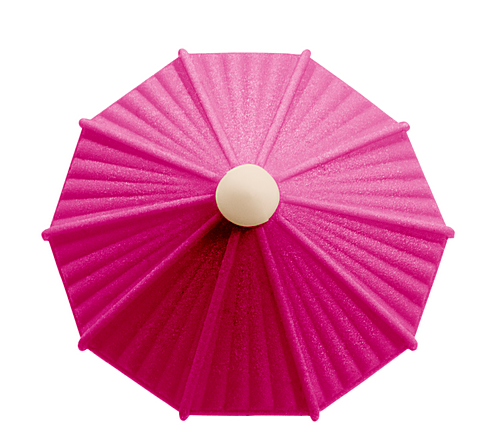 FIA1605 Boite de 6 marque-verres Parapluie