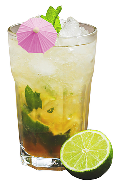 FIA1605 Boite de 6 marque-verres Parapluie