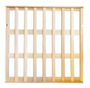 CLAPOGEE1 - Clayette multi formats de type fixe, bouteilles en position tête bêche, en bois de hêtre, compatible gammes APOGEE