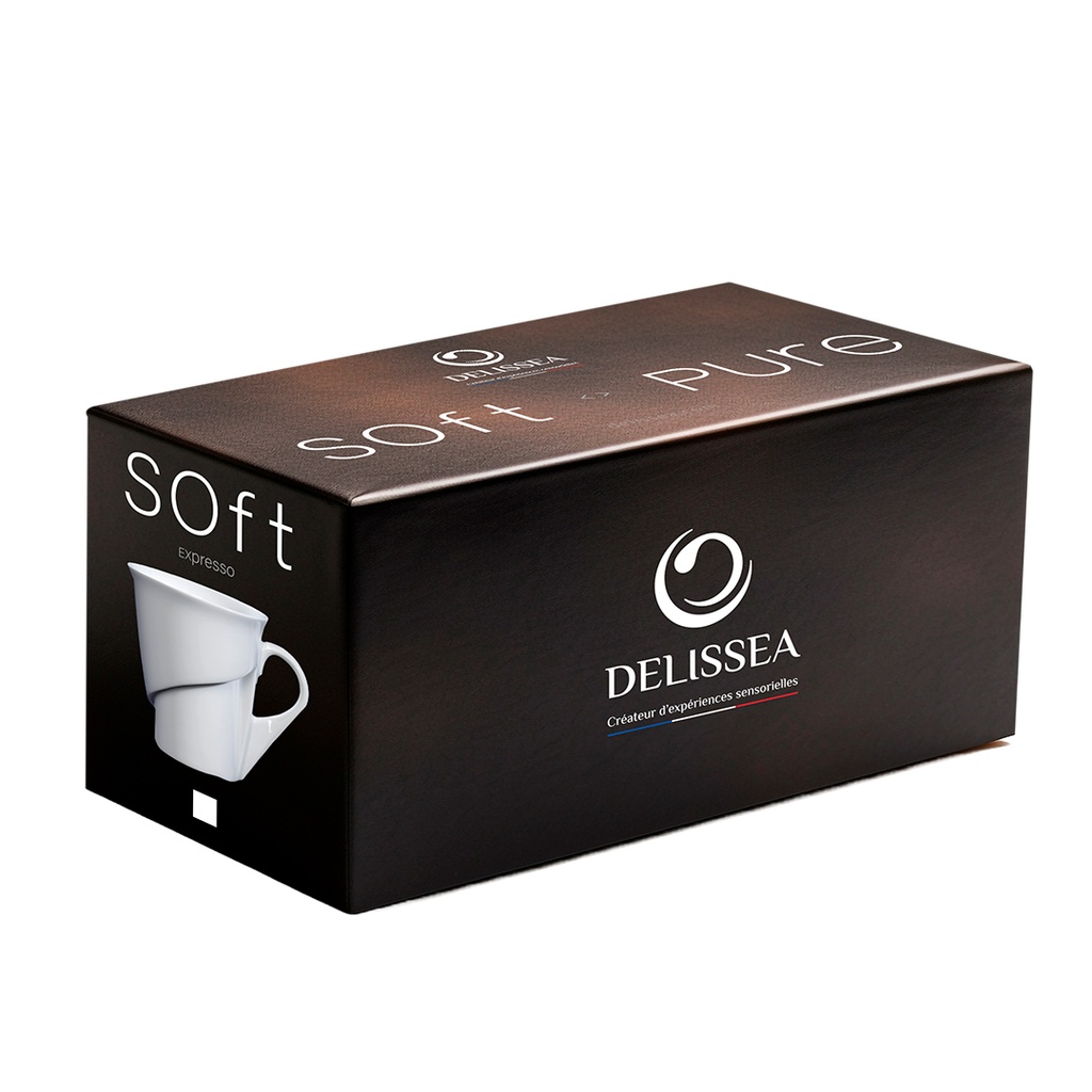 SOFT Coffret Premium 2 Tasses EXPRESSO 9cl