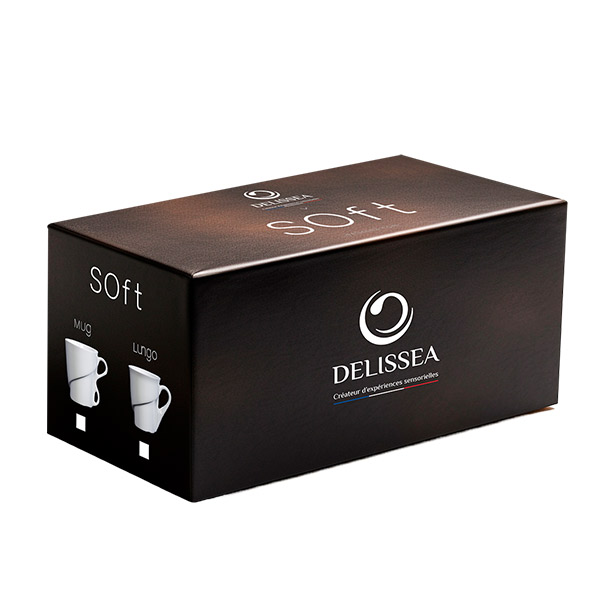 SOFT Coffret Premium 2 Tasses LUNGO 25 cl