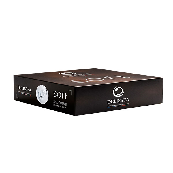 SOFT Coffret Premium 2 sous-tasse 15cms LUNGO-THE