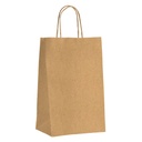 Sac Kraft ECO nature 3 btles 400x260x80 mm colisé par 100