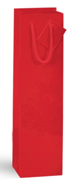 Lot de 20 x Sac Tendance Rouge 1 btl 380x100x90 mm
