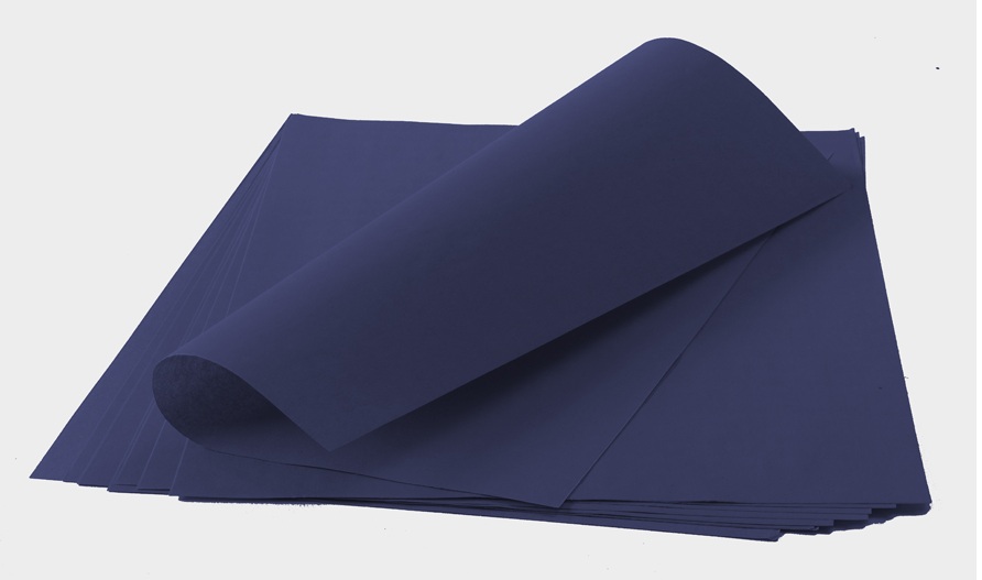 Papier de soie bleu, 50 x 37,5 cm, Par 500 feuilles1