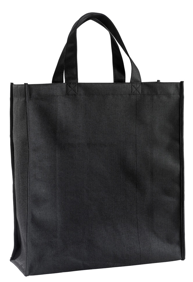 755 Sac LOLA, 100% R-PET, Shopper avec soufflets, 380 x 150 x 420 mm colisé par 50
