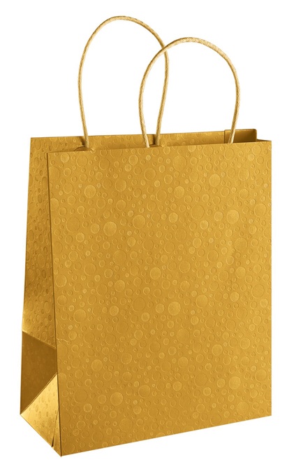 1624 Sac golden balls 190x90x250 mm colisé par 20