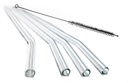 FIK522 - Set de 4 pailles en Borosilicate + brosse