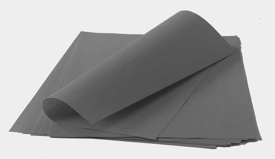 520 Papier de soie gris, 50 x 37,5 cm, Par 500 feuilles