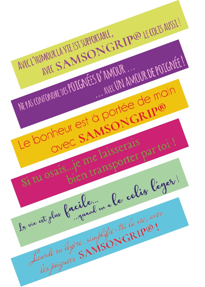 652 Poignées Samson Fun FR, 618 x 38 mm, par bobine de 100
