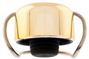 6652DD03 Bouchon Champagne acier BRUT Or