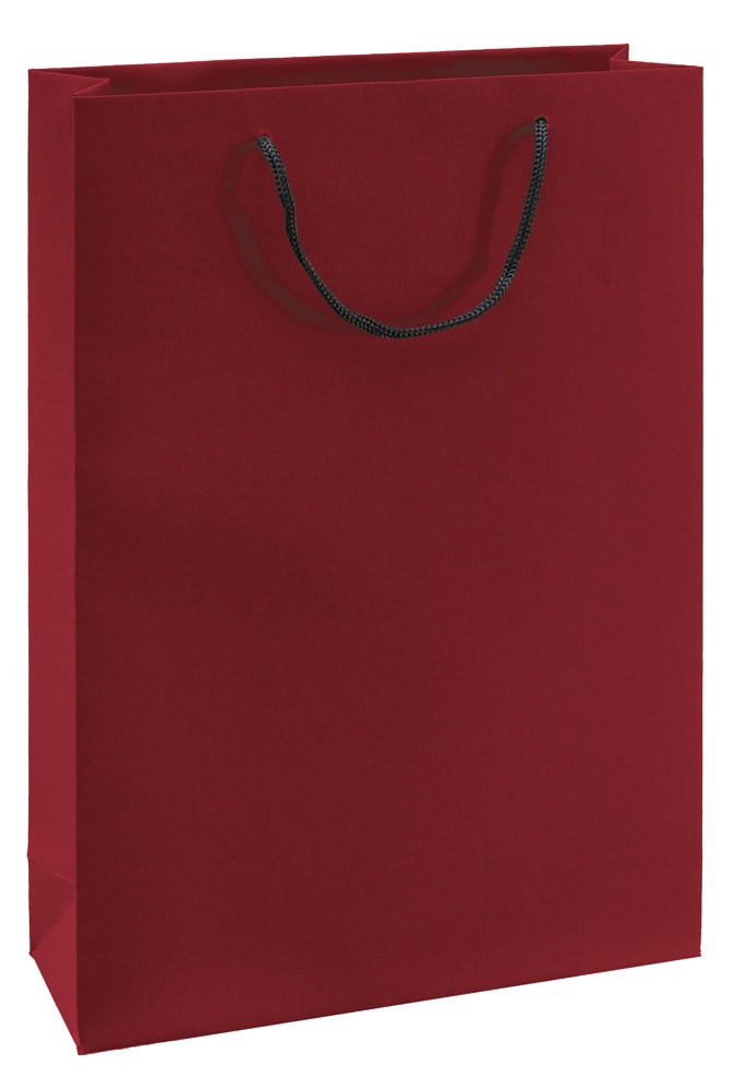 3272 Sac kraft vergé bordeaux 3B, 270 x 90 x 380 mm colisé par 25