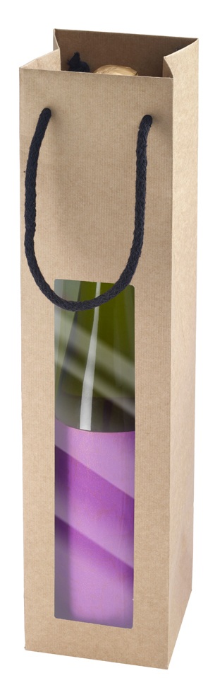 3286 Sac kraft vergé nature/fenêtre 1B, 92 x 88 x 380 mm colisé par 25