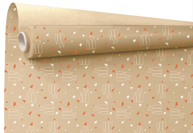 E1087 Papier Cadeau Kraft Apogée 60g 0.69x50 M