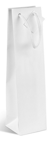 E1188 Lot de 10 x Sac blanc pelliculé Mat 1 Btlle 190 g
