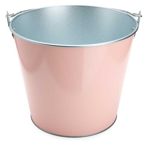 Seau métal Rose pour Bières ou Vins