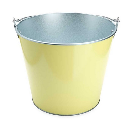 Seau métal Jaune pour Bières ou Vins