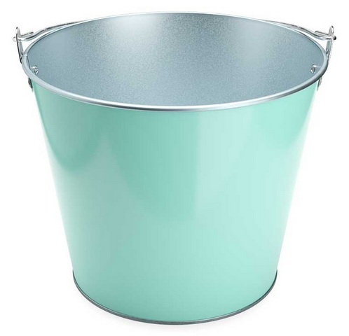 Seau métal Vert pour Bières ou Vins