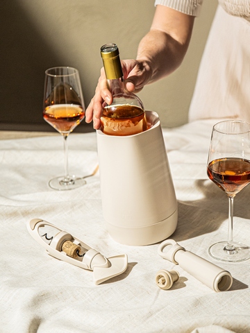 VACU3890670 Coffret Vin Hôte, couleur Sable