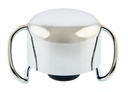 6652SS03 Bouchon Champagne acier BRUT Argent