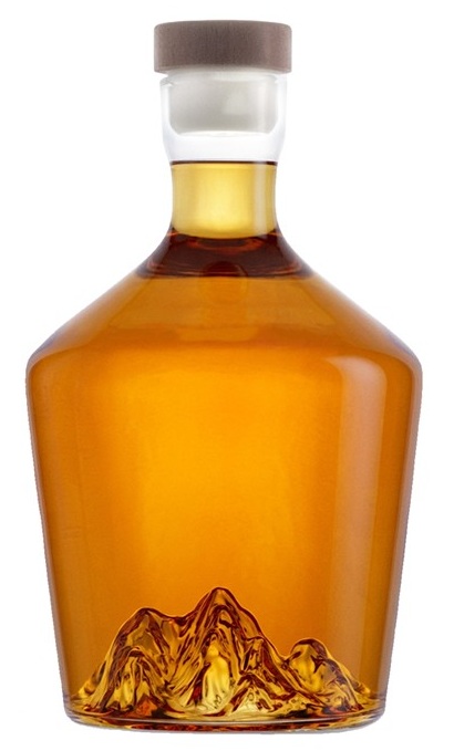 FIA2004 Carafe à whisky 1.2L Mountains avec bouchon