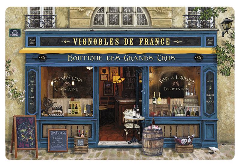 Set de table Vignobles de France