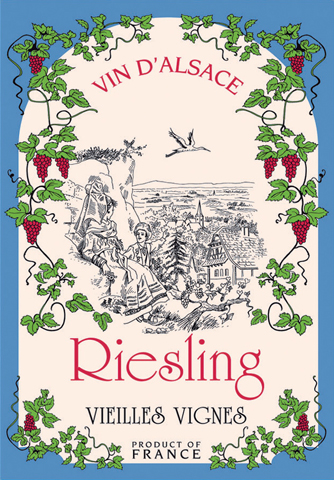 Torchon "Riesling" écru