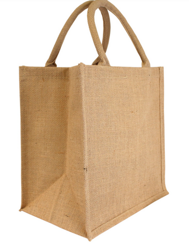 Sac Toile jûte Naturel 30x19x30cm