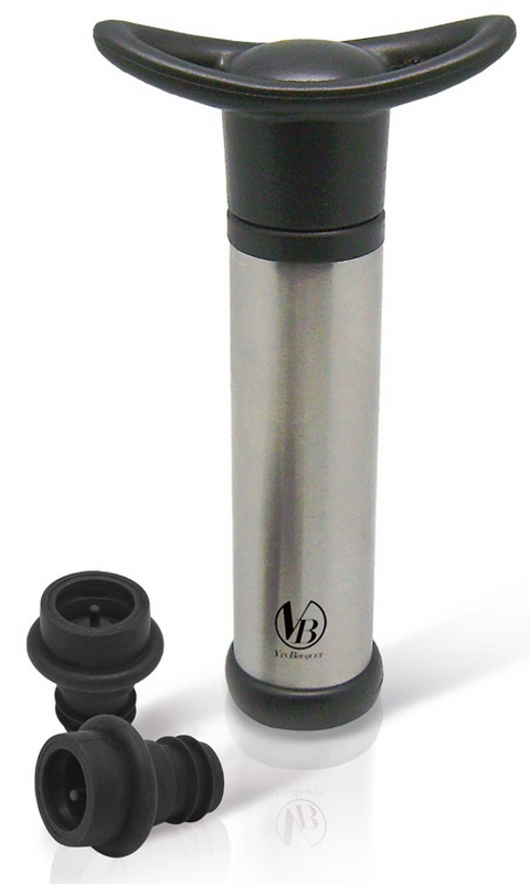 FIC003 Pompe acier Eco + 2 Bouchons