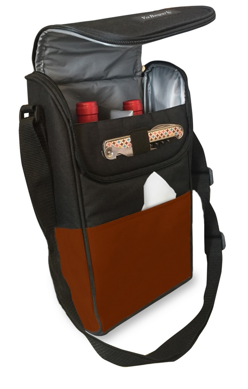 FIE139 Sac Isotherme pour 2 bouteilles + accessoires