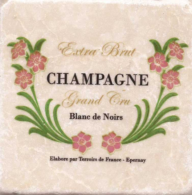 Dessous de verre Champagne Blanc de Noirs