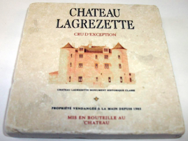 Dessous de verre Château Lagrezette