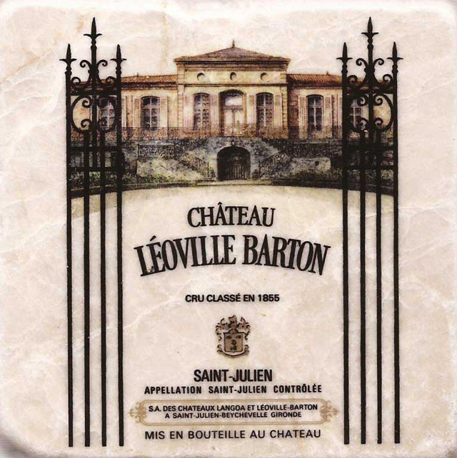 Dessous de verre Château Léoville Barton