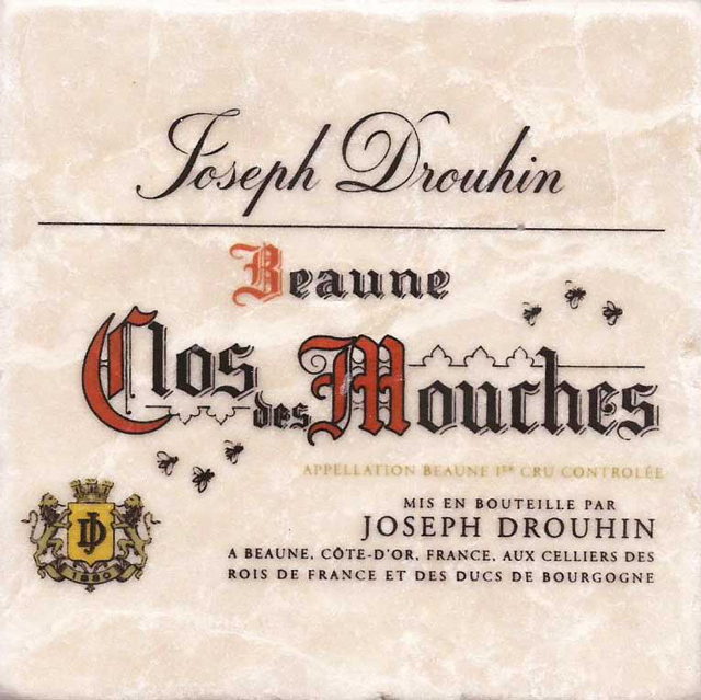 Dessous de verre Clos des Mouches