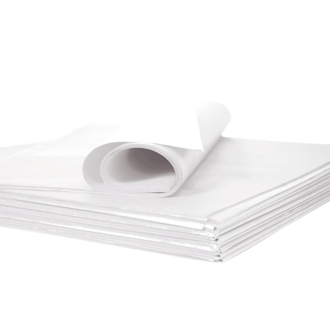 E1091 Papier de soie Blanc 18g - Paquet de 240 feuilles - 50 x 75 cm colisé par 1