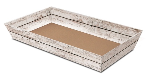 [EMB-VDF-Tablette de présentation  Bois Blanc] Tablette de présentation  Bois Blanc - Moyen 340x170x60 mm colisé par 25