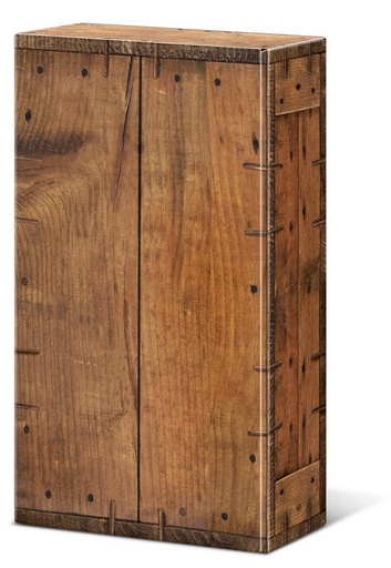 [EMB-VDF-CoffretcoucheRustikal2WK] E1163 Coffret couché Rustikal 2 WK 360x192x93 mm colisé par 25