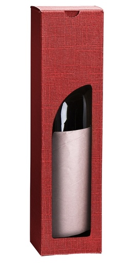 [EMB-PAPI-1577] 1577 Etui Scala rouge avec fenêtre, pour 1 b, 90/ 360 mm colisé par 50