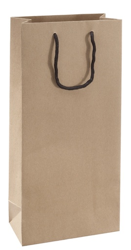 [EMB-PAPI-3266] 3266 Sac kraft vergé nature 2B, 180 x 90 x 380 mm colisé par 25