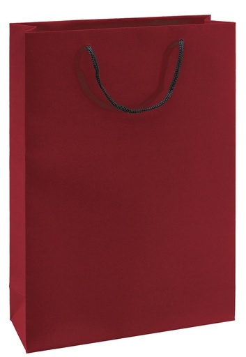 [EMB-PAPI-3272] 3272 Sac kraft vergé bordeaux 3B, 270 x 90 x 380 mm colisé par 25