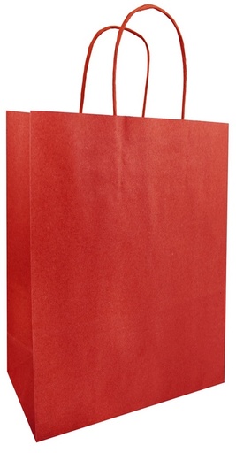 [EMB-CREA-39K3008] E1181 Lot de 50 Sac kraft Rouge 30x23x12 cm