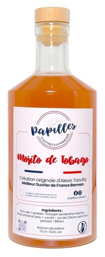 [AL-PAPILLES-MOJITODETOBAGO] Mojito de Tobago 70 cl